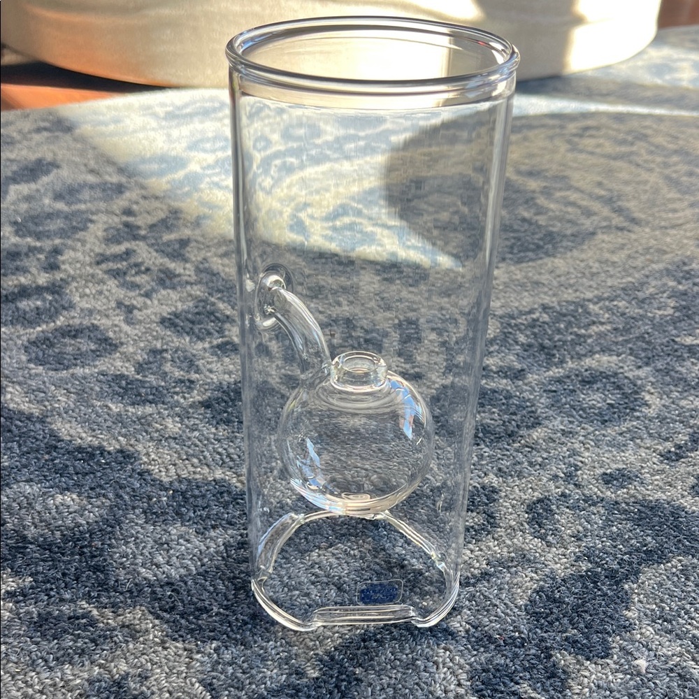 Elegant Vintage Wolfard Glass Oil Lamp